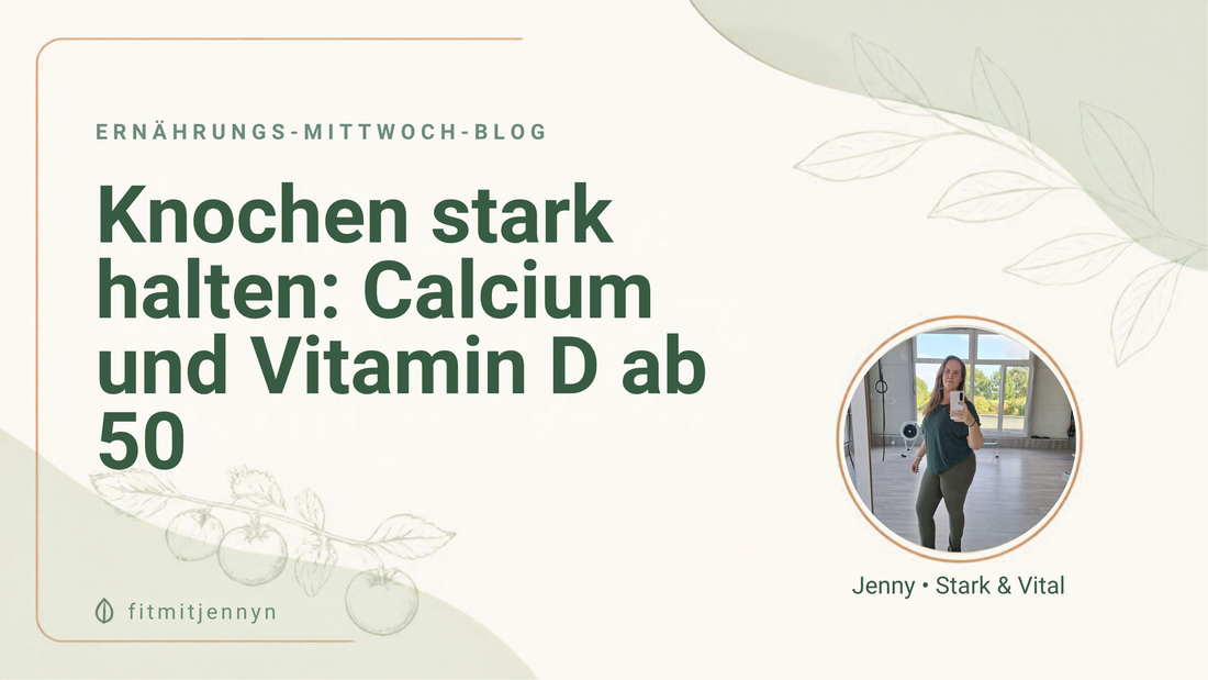 Knochen stark halten: Calcium und Vitamin D ab 50